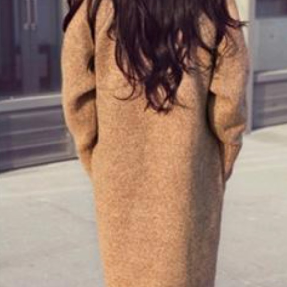 Marled camel knit cardigan - Picture 2 of 7